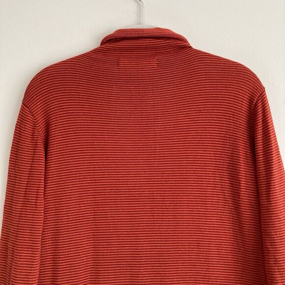 Title Nine Synergy Rolled Mock Neck Sweater Size Medium Striped Outdoor Casual - Picture 6 of 9